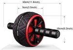 Yalla HomeGym Heavy-Duty Ab Wheel Roller with Knee Pad - Image 3
