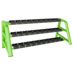 Heavy Duty Commercial 3-Tier Dumbbell Rack Stand - Image 3