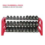 Heavy Duty Commercial 3-Tier Dumbbell Rack Stand - Image 4