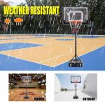 Kids 5ft to 7ft Adjustable Basketball Hoop (32” Backboard) - Image 5