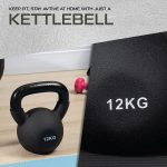 YALLA HomeGym Kettlebells Cast Iron Rubber Coated Floor Friendly Kettlebells - Image 3