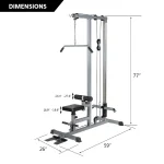 YALLA HomeGym Lat Pull Down Multi-Functional Machine - Image 6