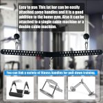 1RM Multi-Grip Cable Handle Attachment LAT Pull Down Bar with Multi Holes - Image 6