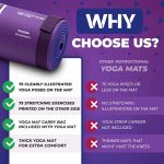 YALLA HomeGym Exercise Guided Yoga Mat 6MM Thick - Image 3